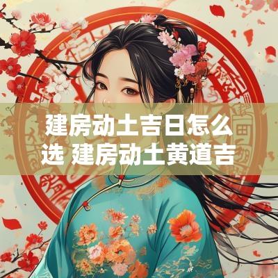 建房动土吉日怎么选 建房动土黄道吉日查询