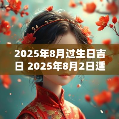 2025年8月过生日吉日 2025年8月2日适合结婚吗