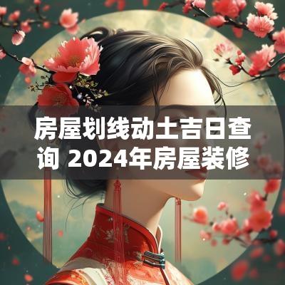 房屋划线动土吉日查询 2025年房屋装修动土吉日查询