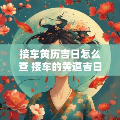 接车黄历吉日怎么查 接车的黄道吉日2025年