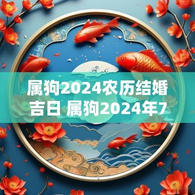 属狗2025农历结婚吉日 属狗2025年7月运势
