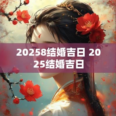 20258结婚吉日 2025结婚吉日