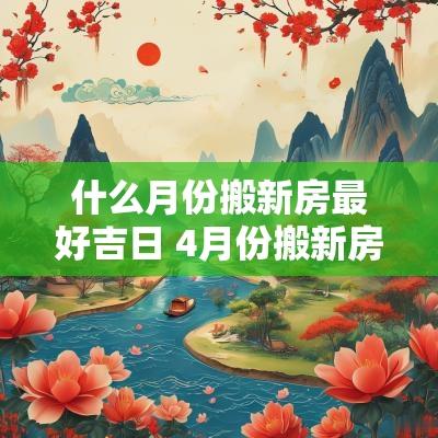什么月份搬新房最好吉日 4月份搬新房黄道吉日 什么月份搬新房最好吉日 4月份搬新房黄道吉日