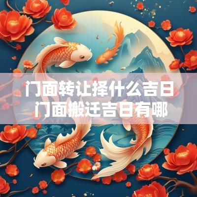 门面转让择什么吉日 门面搬迁吉日有哪些