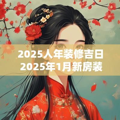 2025人年装修吉日 2025年1月新房装修开工黄道吉日