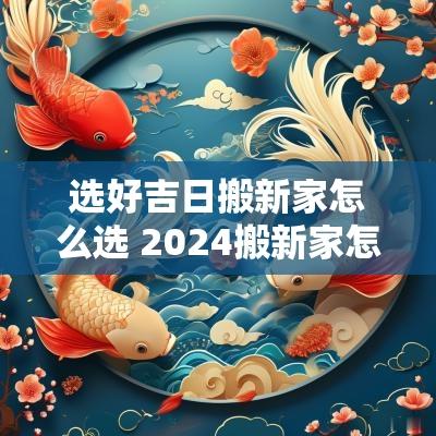 选好吉日搬新家怎么选 2025搬新家怎么选好日子呢