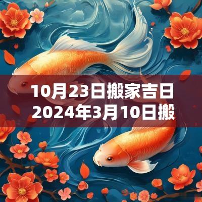 10月23日搬家吉日 2025年3月10日搬家入宅黄道吉日