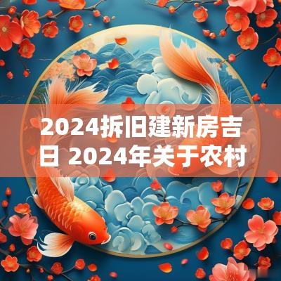 2025拆旧建新房吉日 2025年关于农村拆旧建新房的政策