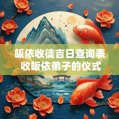 皈依收徒吉日查询表 收皈依弟子的仪式