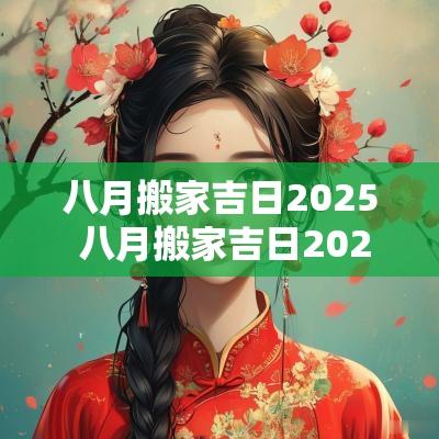 八月搬家吉日2025 八月搬家吉日2025最佳搬家时间