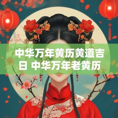 中华万年黄历黄道吉日 中华万年老黄历黄道吉日