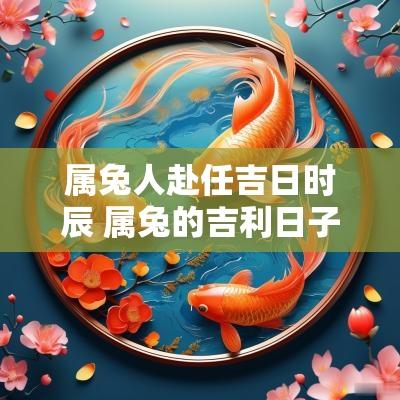 属兔人赴任吉日时辰 属兔的吉利日子