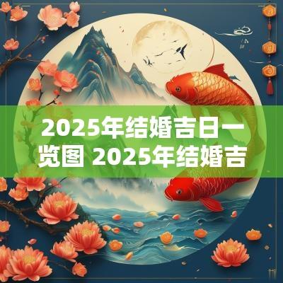 2025年结婚吉日一览图 2025年结婚吉日一览图片