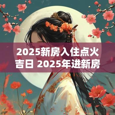 2025新房入住点火吉日 2025年进新房的黄道吉日有哪些