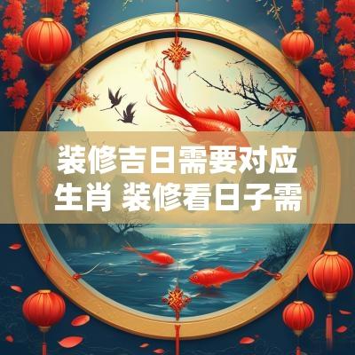 装修吉日需要对应生肖 装修看日子需要生辰八字吗