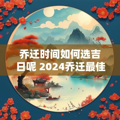 乔迁时间如何选吉日呢 2025乔迁最佳时间表