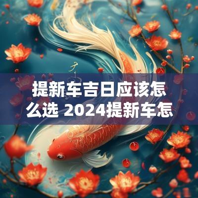 提新车吉日应该怎么选 2025提新车怎么选黄道吉日