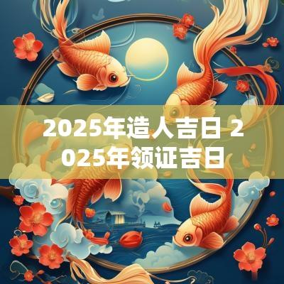 2025年造人吉日 2025年领证吉日