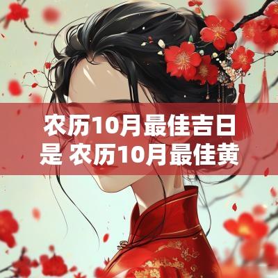 农历10月最佳吉日是 农历10月最佳黄道吉日