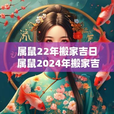 属鼠22年搬家吉日 属鼠2025年搬家吉日有哪些