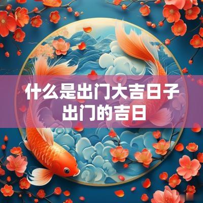 什么是出门大吉日子 出门的吉日