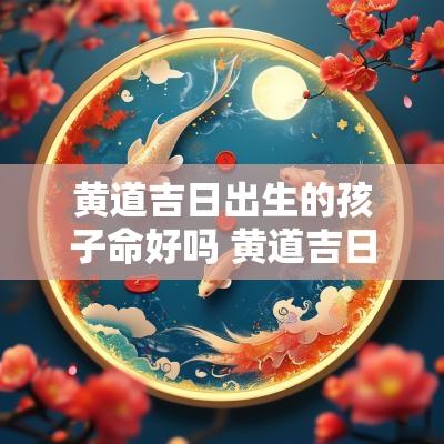 黄道吉日出生的孩子命好吗 黄道吉日出生的孩子有什么讲法