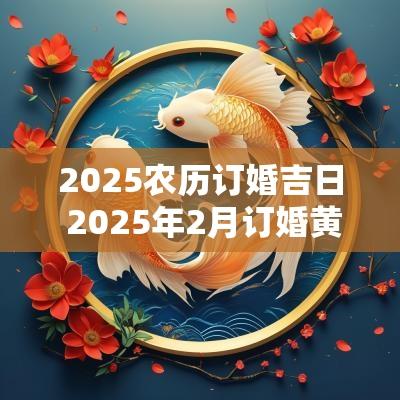 2025农历订婚吉日 2025年2月订婚黄道吉日是哪几天