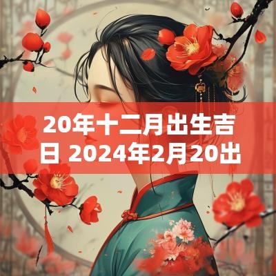 20年十二月出生吉日 2026年2月20出生