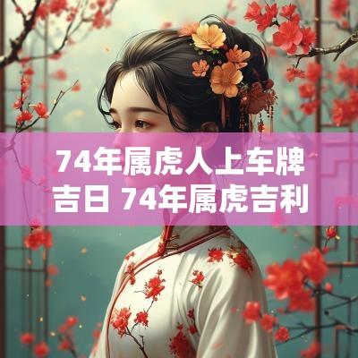 74年属虎人上车牌吉日 74年属虎吉利车牌号