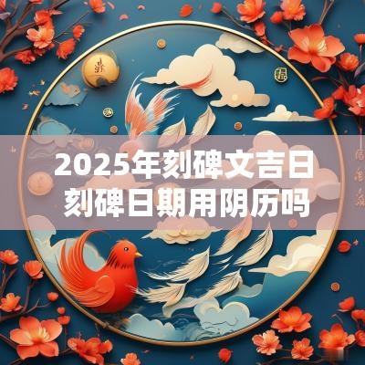 2025年刻碑文吉日 刻碑日期用阴历吗