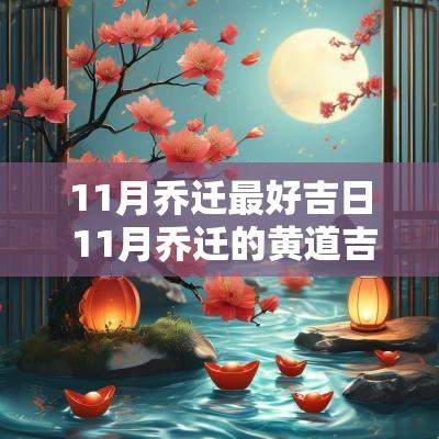 11月乔迁最好吉日 11月乔迁的黄道吉日查询