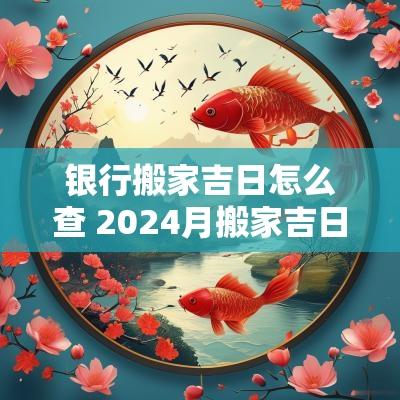 银行搬家吉日怎么查 2025月搬家吉日查询