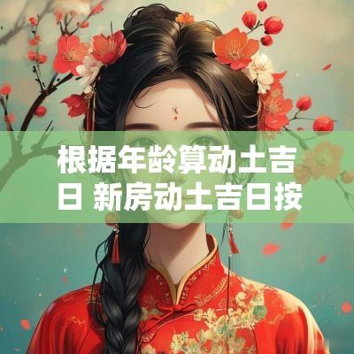 根据年龄算动土吉日 新房动土吉日按照男主人算吗