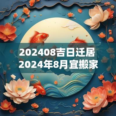 202508吉日迁居 2025年8月宜搬家的日子
