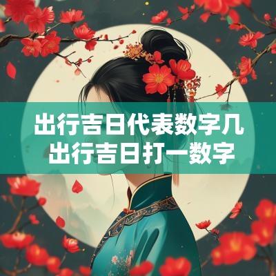 出行吉日代表数字几 出行吉日打一数字