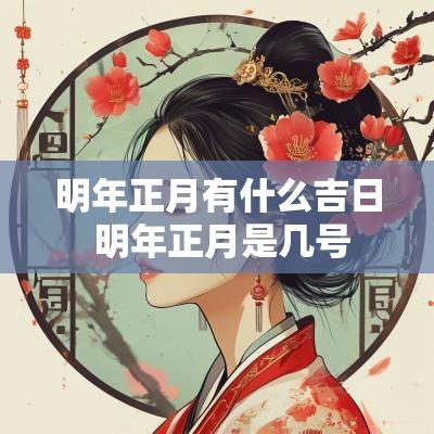 明年正月有什么吉日 明年正月是几号