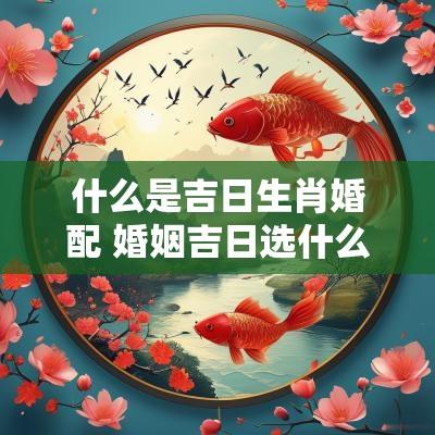 什么是吉日生肖婚配 婚姻吉日选什么老黄历