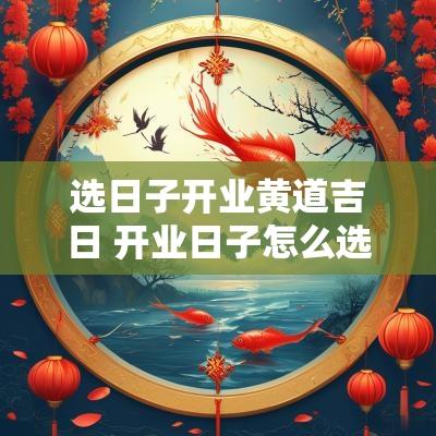 选日子开业黄道吉日 开业日子怎么选吉日