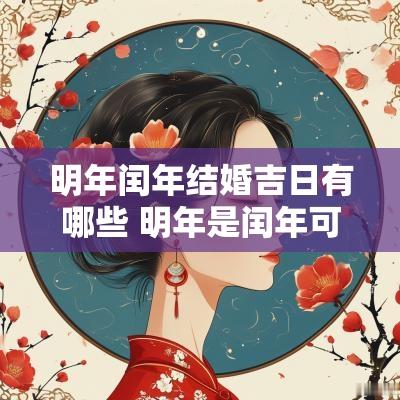 明年闰年结婚吉日有哪些 明年是闰年可以结婚吗