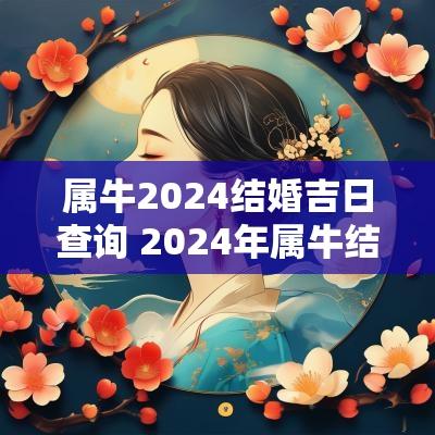 属牛2025结婚吉日查询 2025年属牛结婚黄道吉日