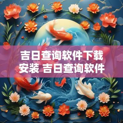 吉日查询软件下载安装 吉日查询软件下载安装手机版