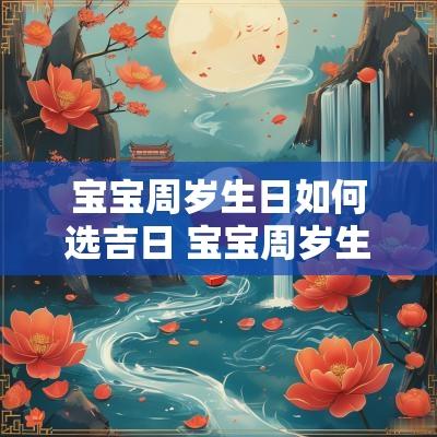 宝宝周岁生日如何选吉日 宝宝周岁生日可以推后一天吗