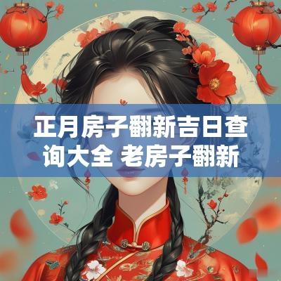正月房子翻新吉日查询大全 老房子翻新装修吉日2025