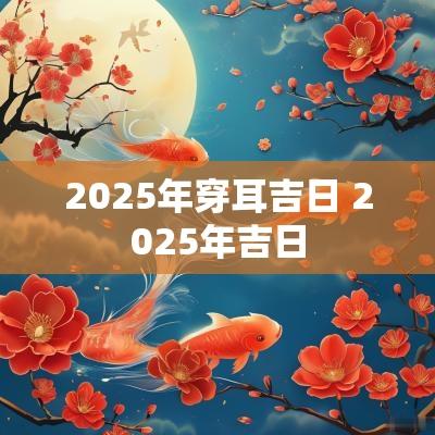 2025年穿耳吉日 2025年吉日