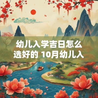 幼儿入学吉日怎么选好的 10月幼儿入学幼儿园吉日