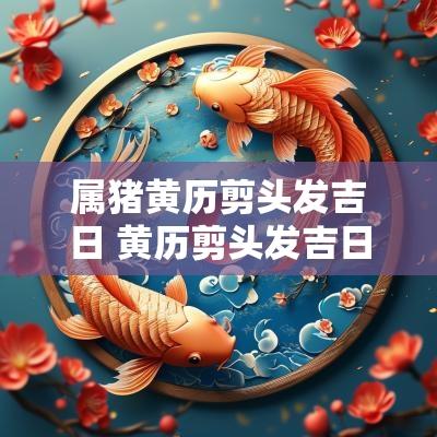 属猪黄历剪头发吉日 黄历剪头发吉日