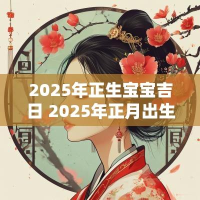 2025年正生宝宝吉日 2025年正月出生的蛇宝宝好不好呢