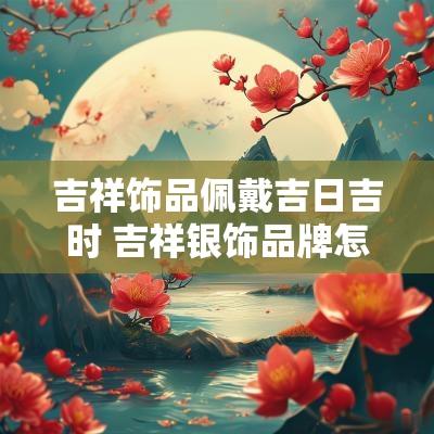 吉祥饰品佩戴吉日吉时 吉祥银饰品牌怎么样