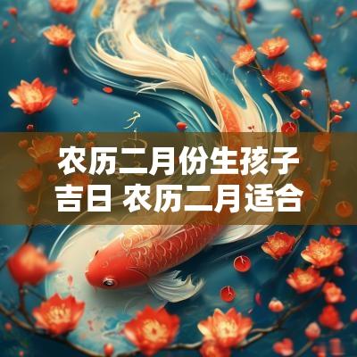 农历二月份生孩子吉日 农历二月适合生孩子的日子