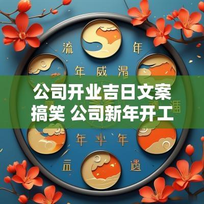 公司开业吉日文案搞笑 公司新年开工大吉朋友圈文案